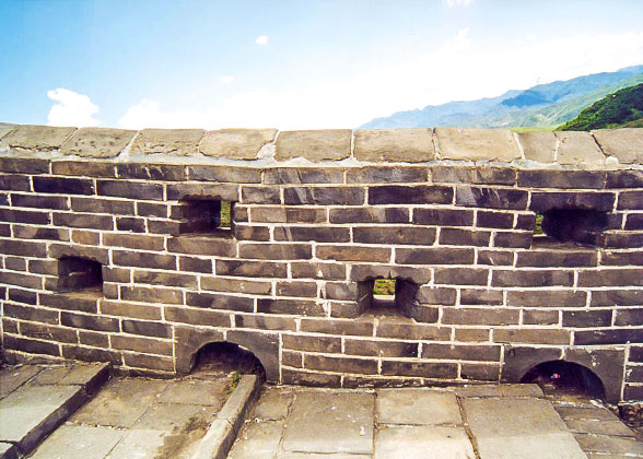 Battlement Wall with Shooting holes